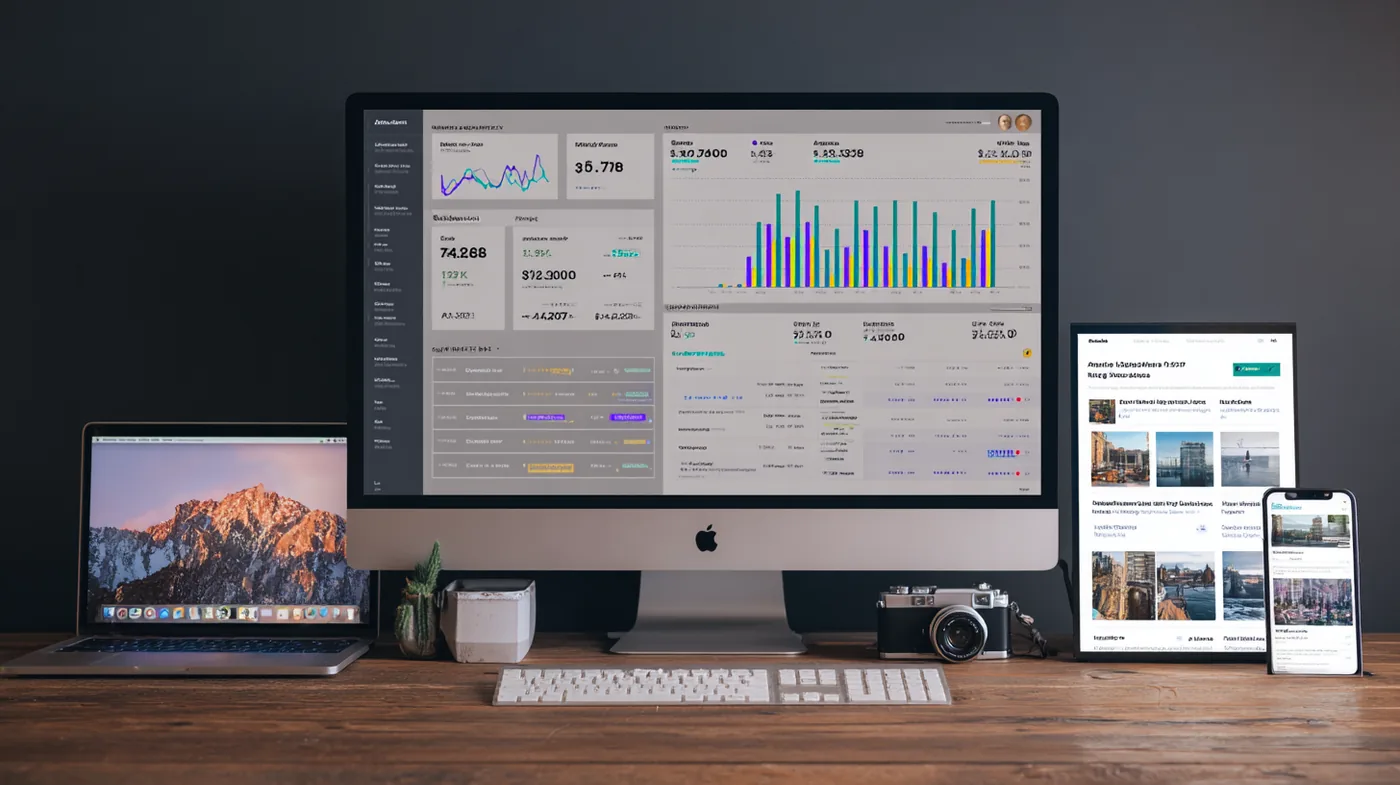 Performance clipping dashboard showing a campaign breakdown — raw views, qualification rate, geographic distribution, and final payout across multiple posts